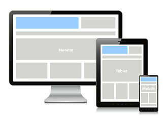 Sito web responsive layout
